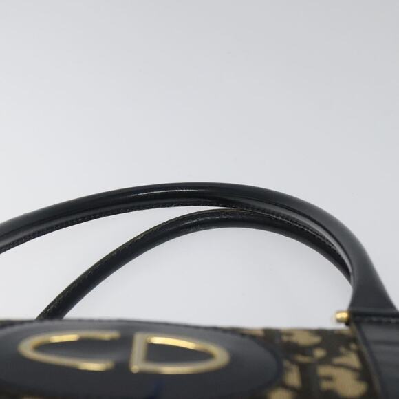 DIOR Trotter Canvas Hand Bag Navy - Picture 8 of 12
